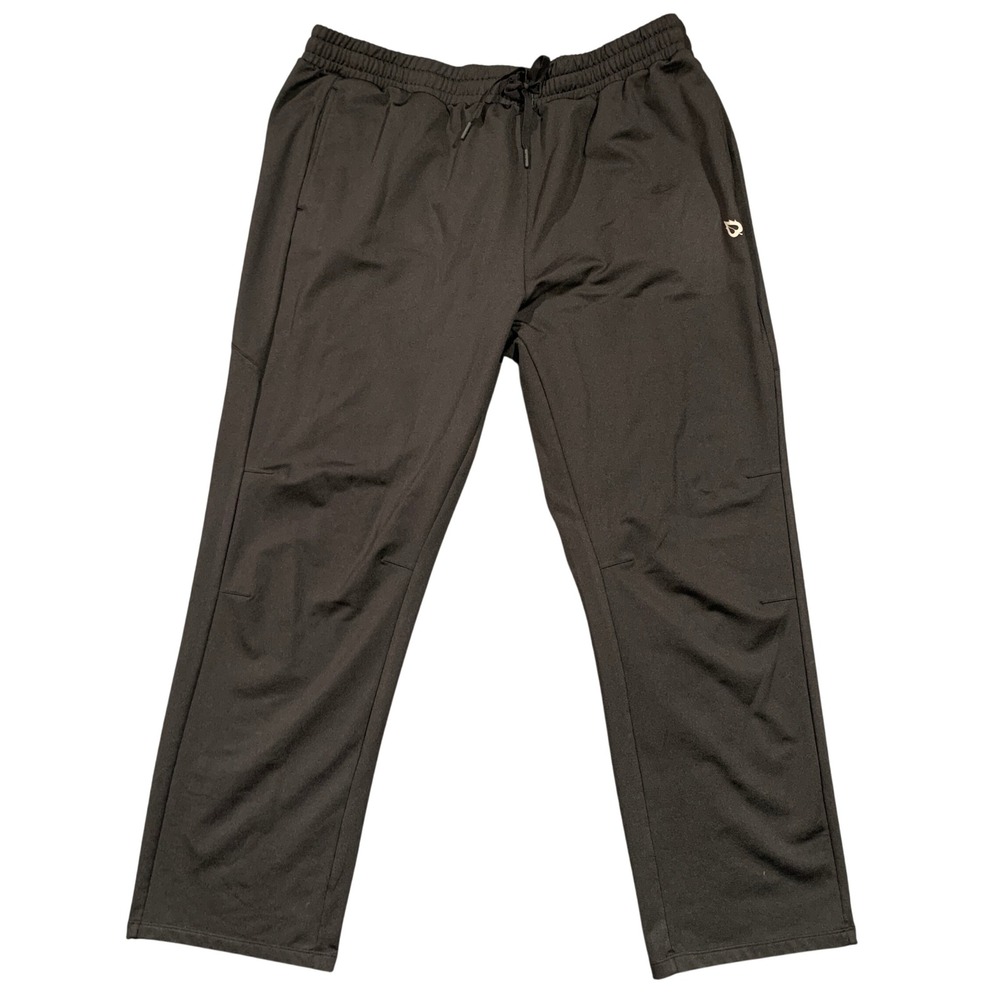 Baleaf Mens Black Athletic Track Pants 3XL Polyester Spandex Joggers Pockets